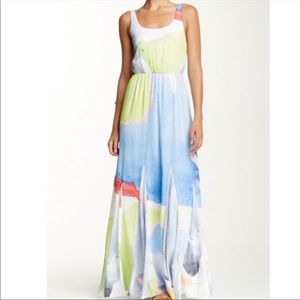 Alice and Olivia watercolor Maxi